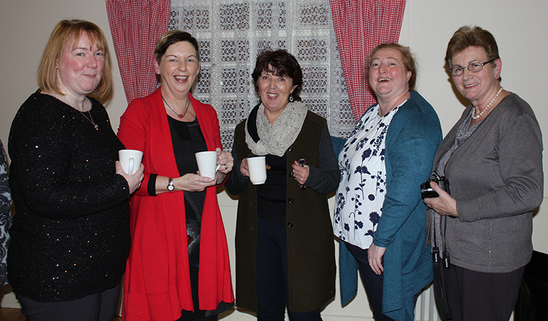 Members enjoy a cuppa with Ashleigh Tobin