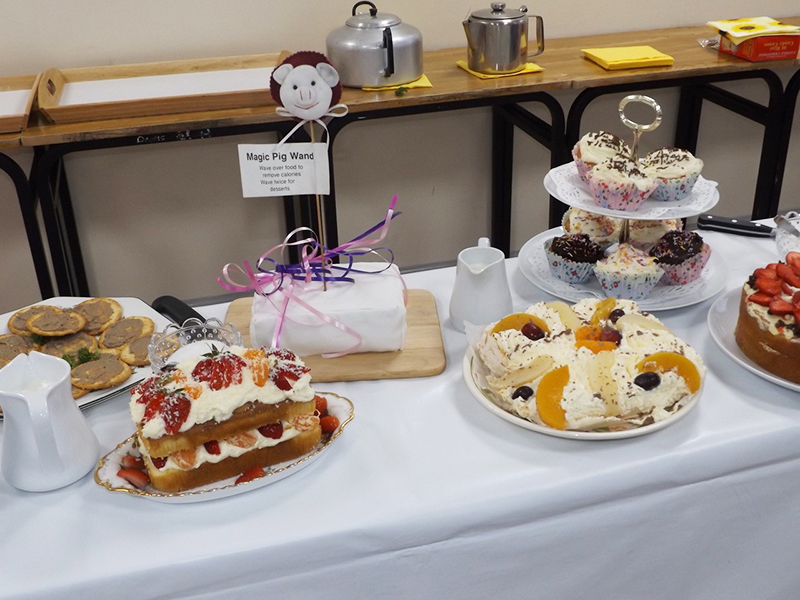 A selection of cakes at the June 2018 meeting ICA Wicklow Town